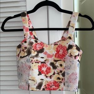 Floral crop top